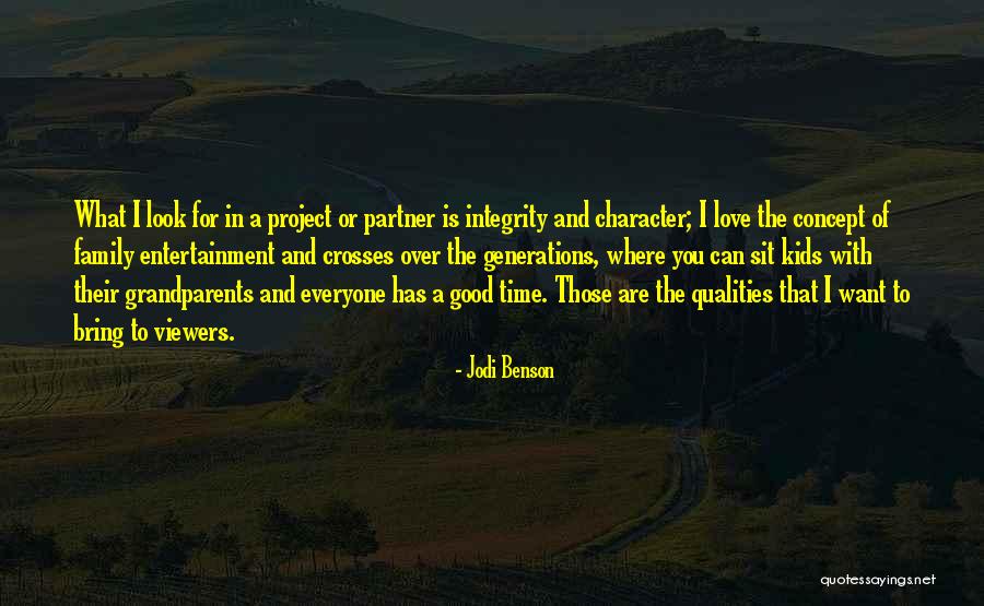 Family Love And Time Quotes By Jodi Benson