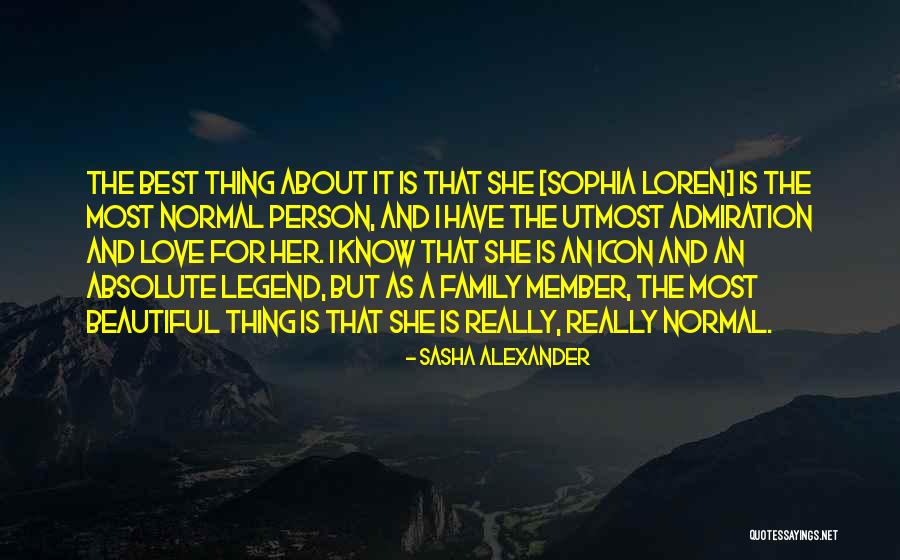 Family Member Quotes By Sasha Alexander