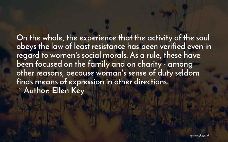 Family Morals Quotes By Ellen Key