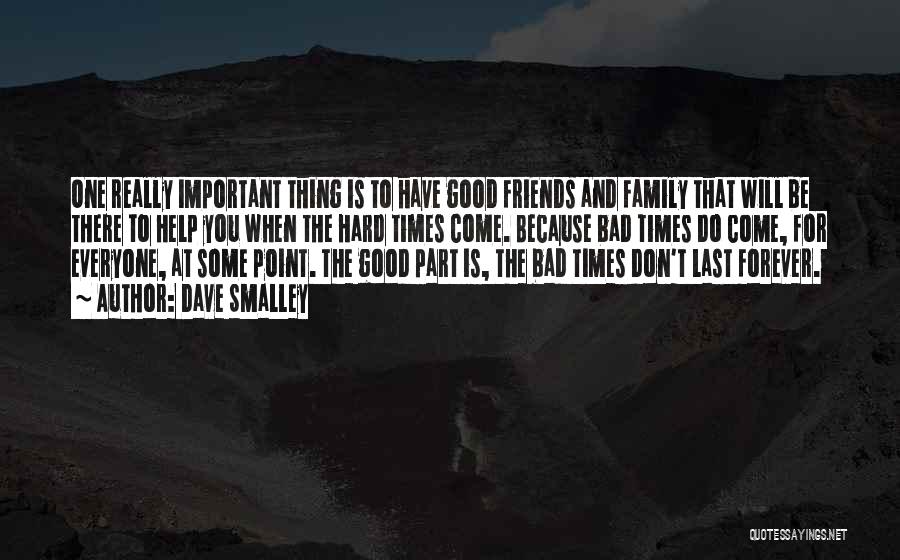Family More Important Than Friends Quotes By Dave Smalley
