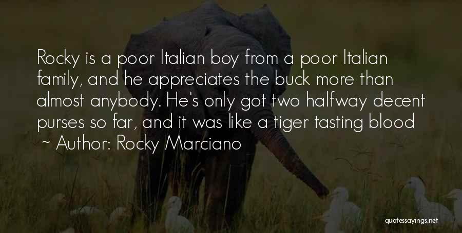 Family More Than Blood Quotes By Rocky Marciano