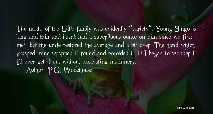 Family Motto Quotes By P.G. Wodehouse