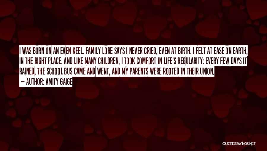 Family My Life Quotes By Amity Gaige