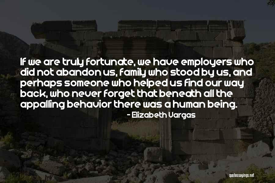 Family Never Being There Quotes By Elizabeth Vargas