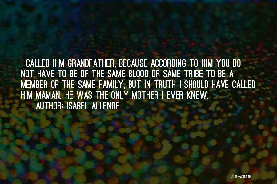 Family Not Of Blood Quotes By Isabel Allende