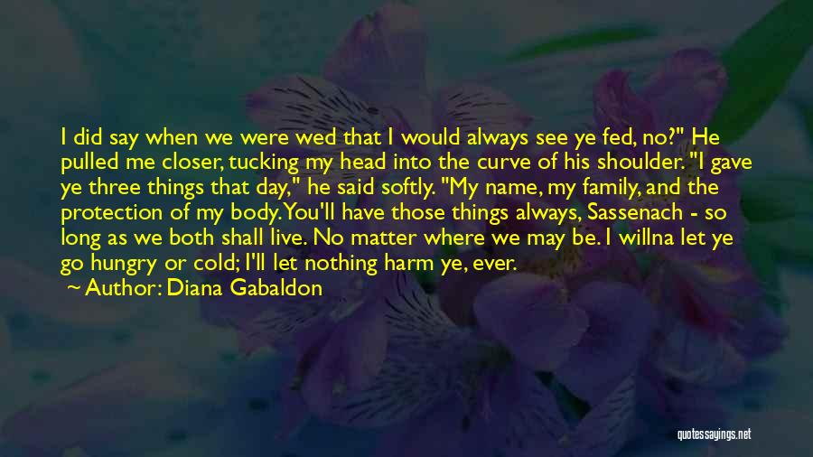 Family Of Three Quotes By Diana Gabaldon