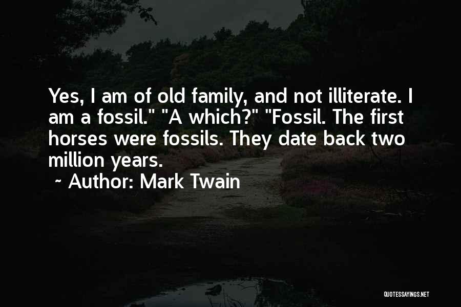 Family Of Two Quotes By Mark Twain