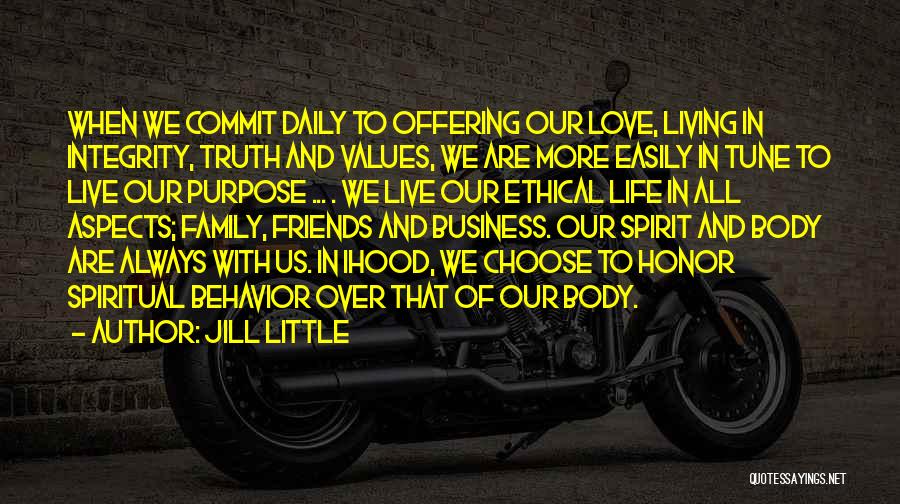 Family Over Love Quotes By Jill Little