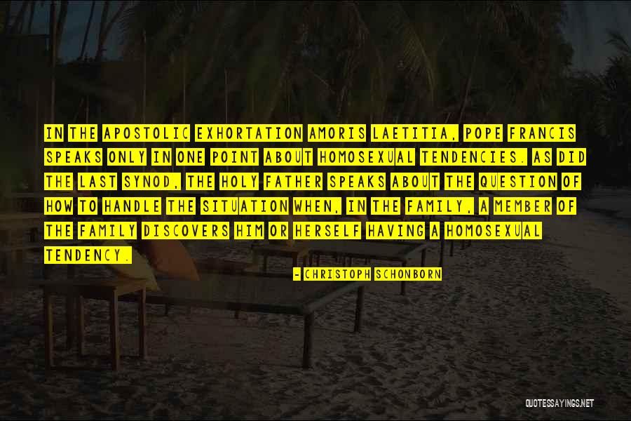 Family Pope Francis Quotes By Christoph Schonborn Family Pope Francis Quotes By Christoph Schonborn