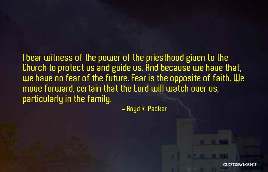 Family Protect Quotes By Boyd K. Packer