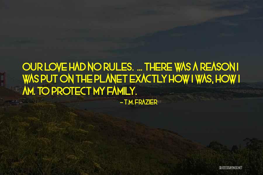 Family Protect Quotes By T.M. Frazier