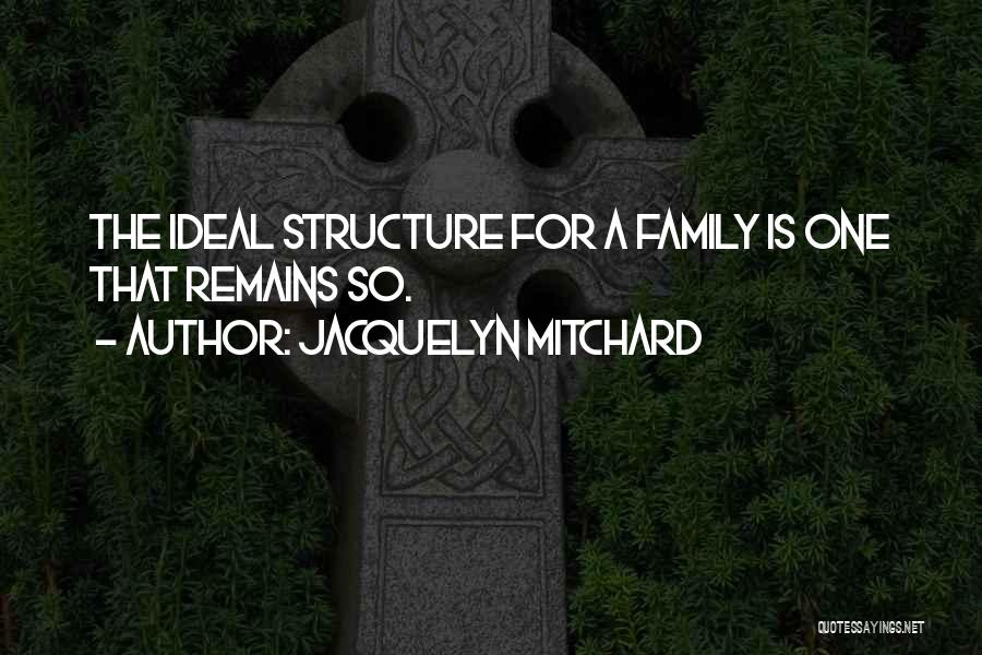 Family Remains Quotes By Jacquelyn Mitchard
