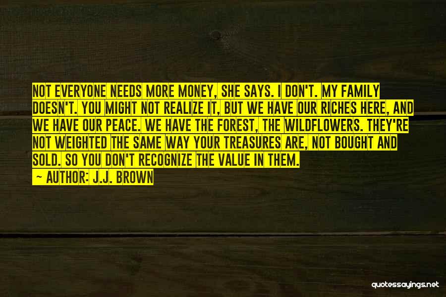 Family Riches Quotes By J.J. Brown