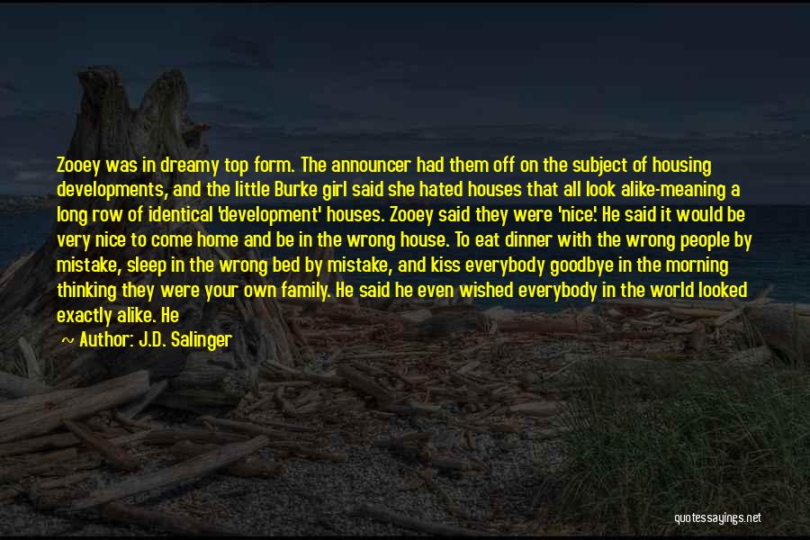 Family Row Quotes By J.D. Salinger