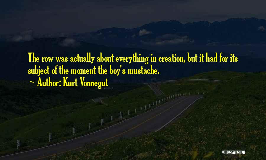 Family Row Quotes By Kurt Vonnegut