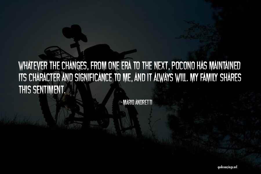 Family Significance Quotes By Mario Andretti