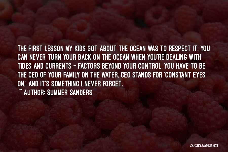 Family Stands For Quotes By Summer Sanders