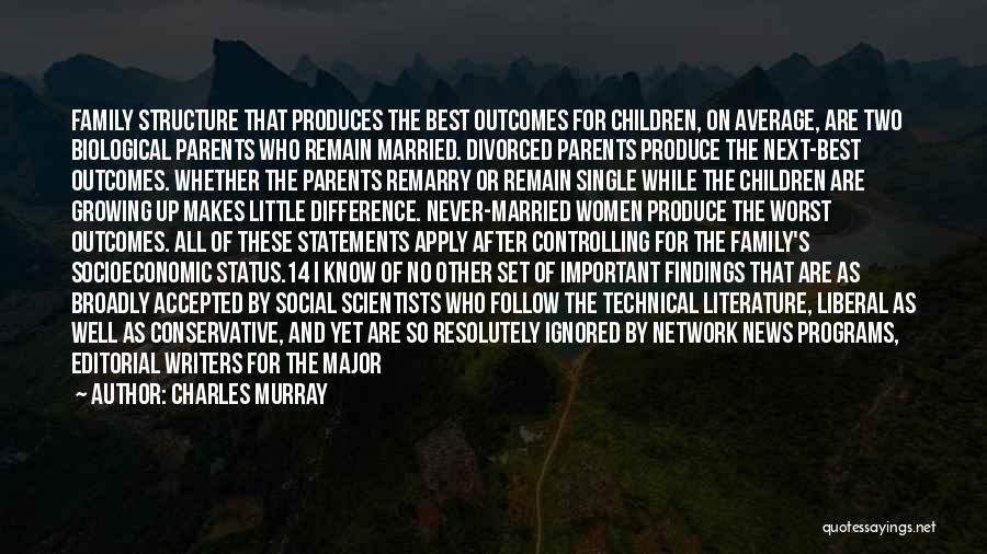 Family Structure Quotes By Charles Murray