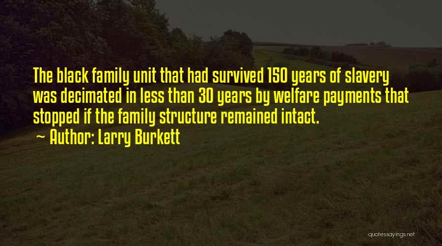 Family Structure Quotes By Larry Burkett