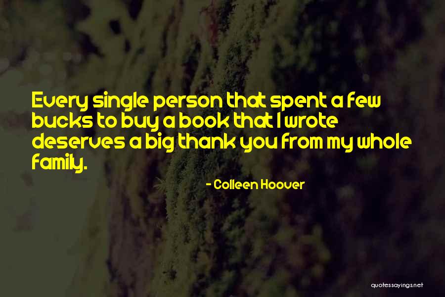 Family Thank You Quotes By Colleen Hoover Family Thank You Quotes By Colleen Hoover