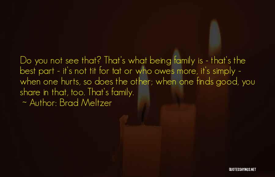 Family That Hurts You Quotes By Brad Meltzer