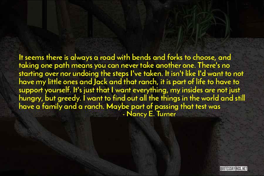 Family That's Never There Quotes By Nancy E. Turner Family That's Never There Quotes By Nancy E. Turner