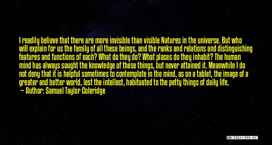 Family Thoughts Quotes By Samuel Taylor Coleridge