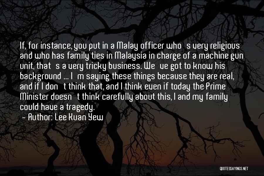 Family Ties Quotes By Lee Kuan Yew