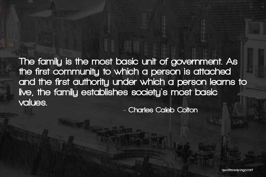 Family Unit Quotes By Charles Caleb Colton