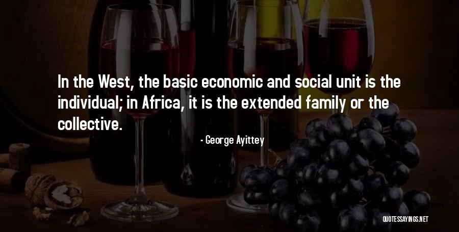 Family Unit Quotes By George Ayittey