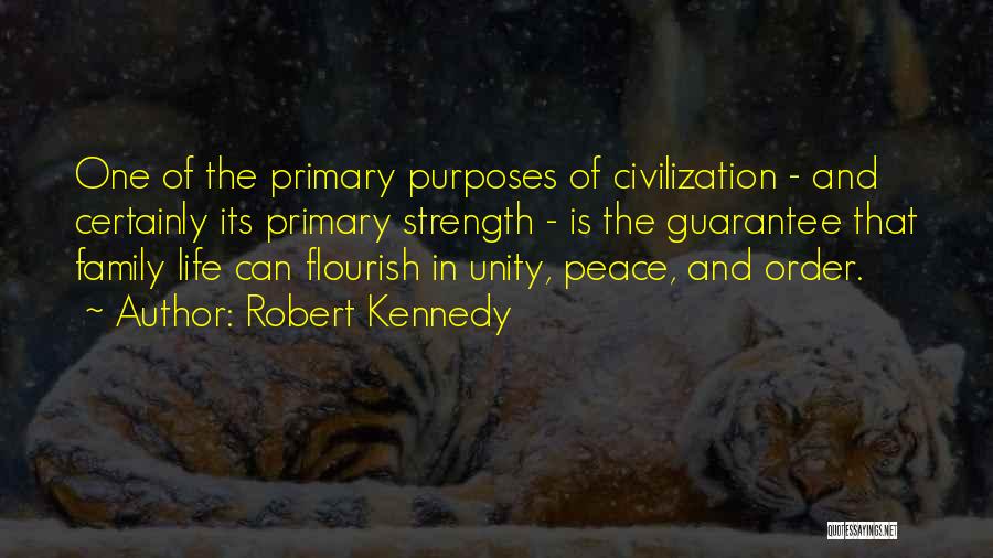 Family Unity Quotes By Robert Kennedy