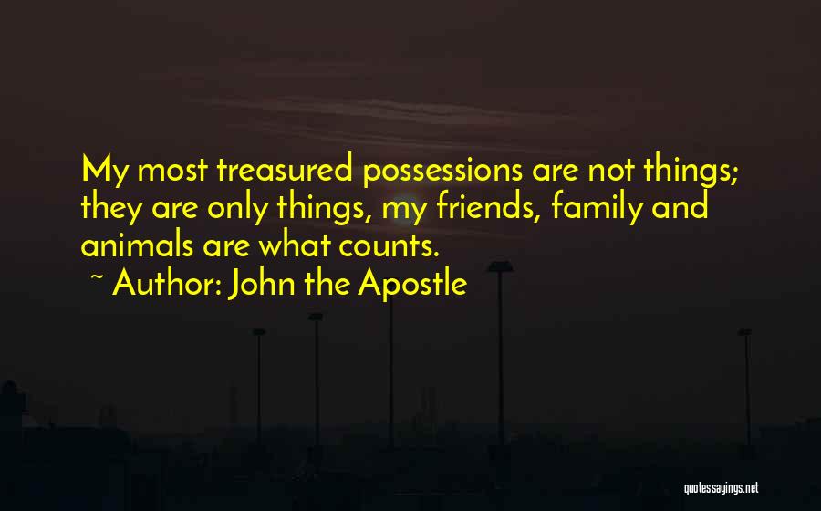 Family Vs Friends Quotes By John The Apostle