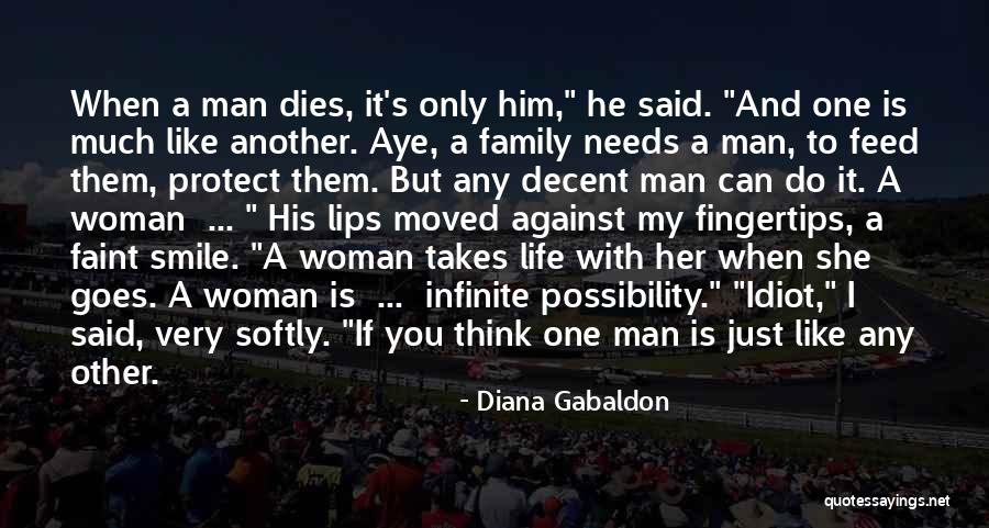 Family When Someone Dies Quotes By Diana Gabaldon