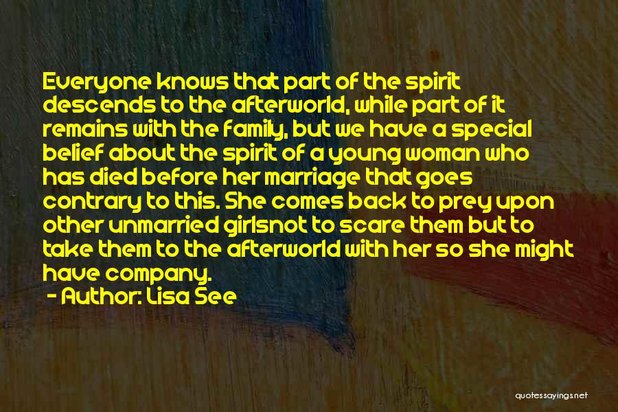 Family Who Has Died Quotes By Lisa See