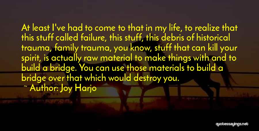 Family Who Use You Quotes By Joy Harjo