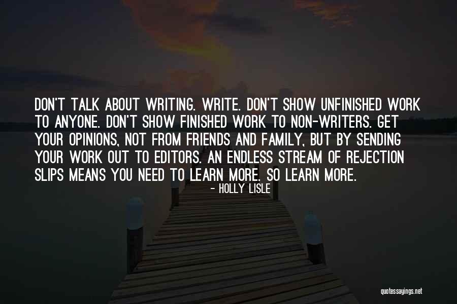 Family You Don't Talk To Quotes By Holly Lisle