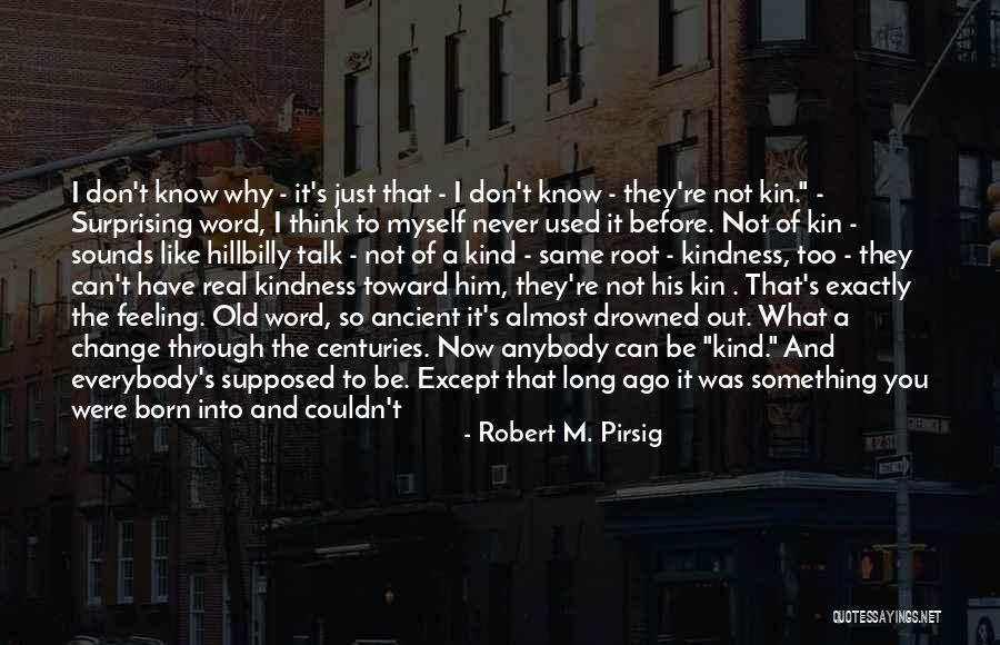 Family You Don't Talk To Quotes By Robert M. Pirsig