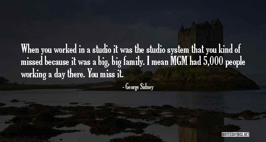 Family You Miss Quotes By George Sidney