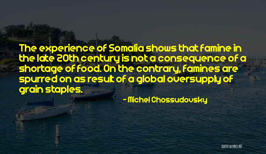 Famines Quotes By Michel Chossudovsky