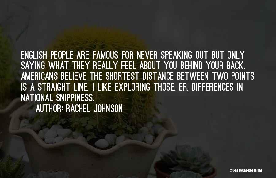 Famous 4 Line Quotes By Rachel Johnson