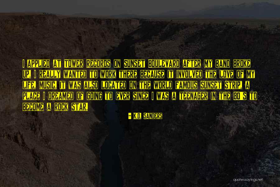 Famous 80's Rock Quotes By K.D. Sanders Famous 80's Rock Quotes By K.D. Sanders