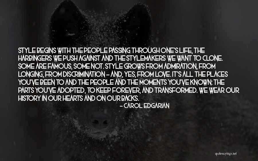 Famous Admiration Quotes By Carol Edgarian Famous Admiration Quotes By Carol Edgarian