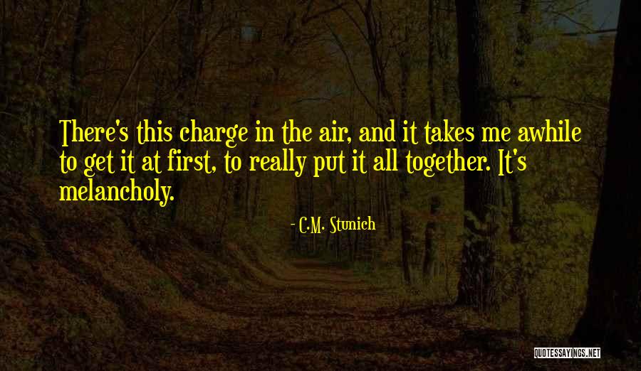 Famous Allusions Quotes By C.M. Stunich Famous Allusions Quotes By C.M. Stunich