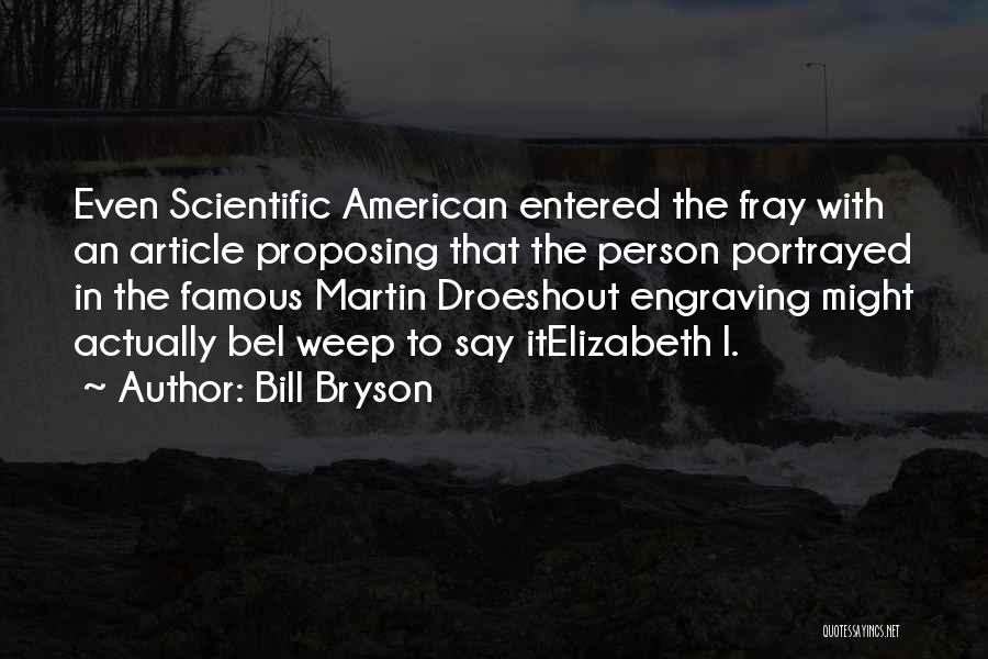 Famous American Quotes By Bill Bryson