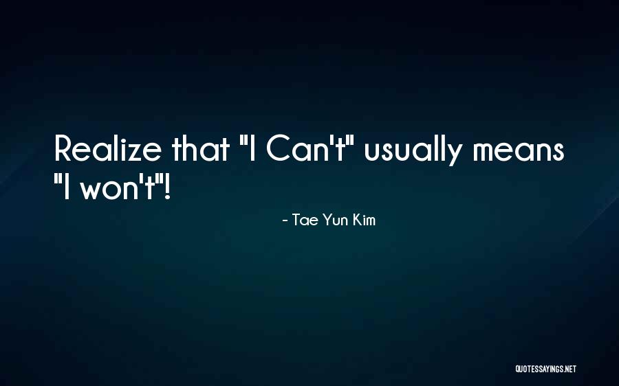 Famous Attitude Quotes By Tae Yun Kim