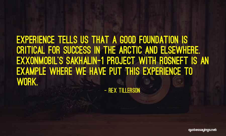Famous Biochemists Quotes By Rex Tillerson Famous Biochemists Quotes By Rex Tillerson