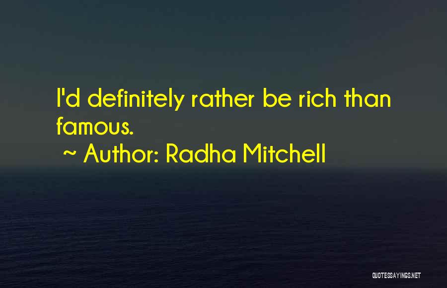 Famous D&d Quotes By Radha Mitchell