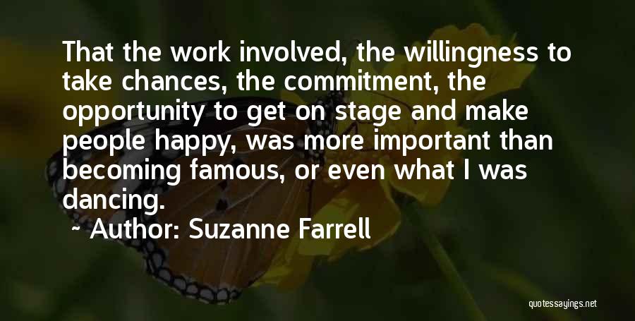 Famous Dancing Quotes By Suzanne Farrell