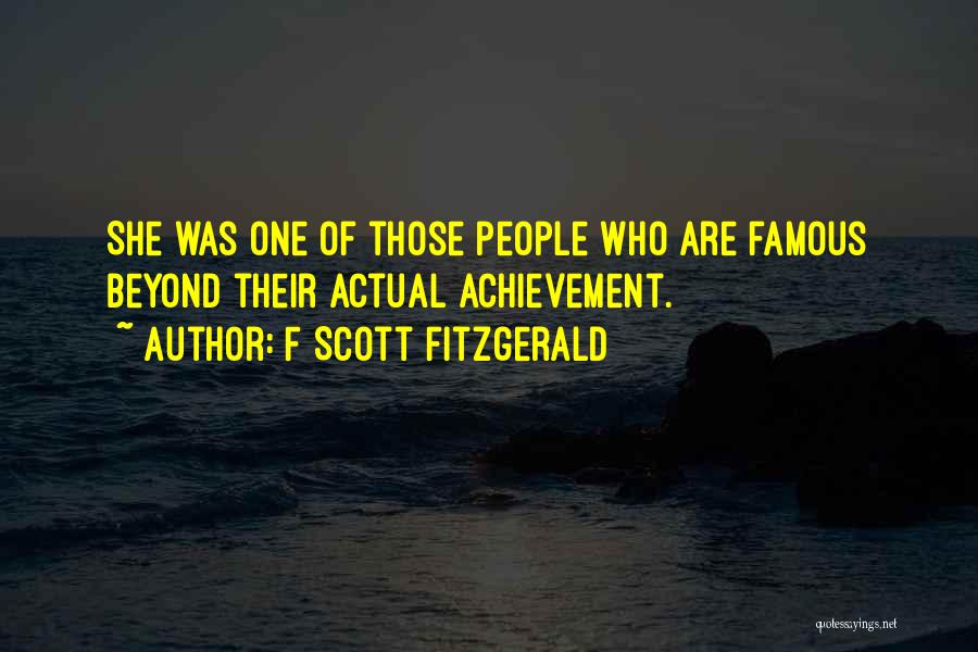 Famous F&b Quotes By F Scott Fitzgerald