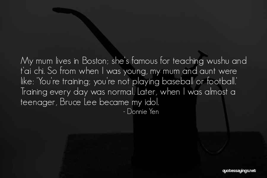 Famous Football Quotes By Donnie Yen